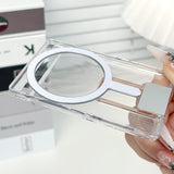 Suport Magsafe Magnetic pentru Telefon, Flippy, Suport pentru Card, Pc Transparent Auriu