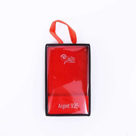 Martisor Argint 925 Potcoava cu Trifoi 5cm x 8cm - vivimall.ro
