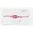 Martisor Bratara Traditionala, Pandantive Aprox 2 cm, Model 4 - vivimall.ro