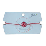 Martisor Bratara Traditionala, Snur Alb Rosu, Multiple Modele de pandantiv cu specific Traditional - vivimall.ro