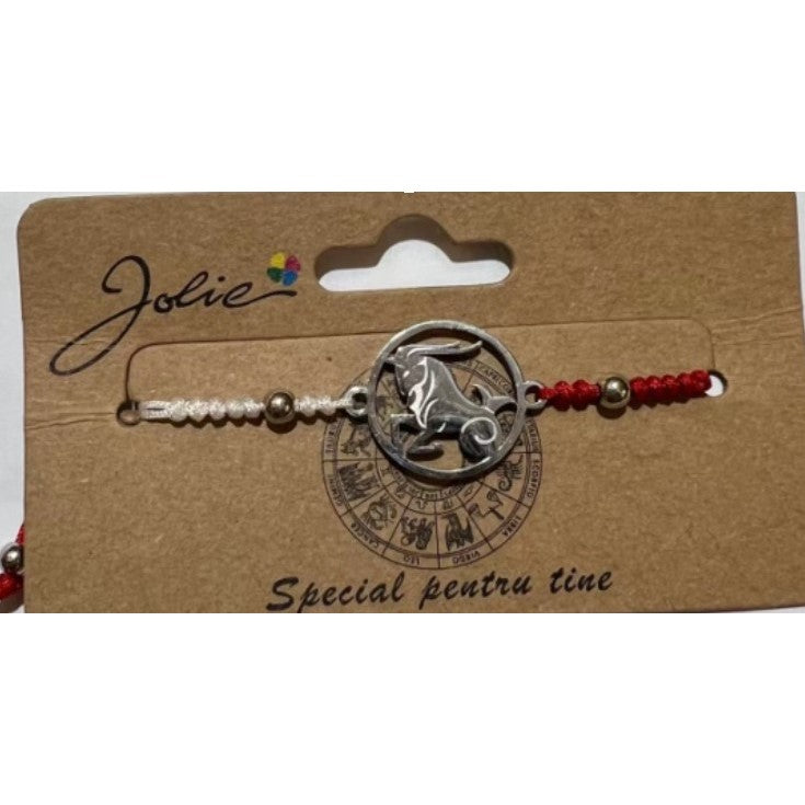 Martisor bratara zodiac, Jolie, 5x9 cm, Capricorn - vivimall.ro
