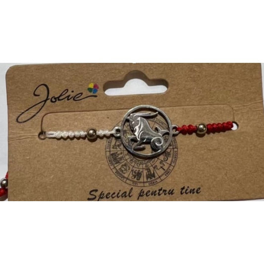 Martisor bratara zodiac, Jolie, 5x9 cm, Capricorn - vivimall.ro