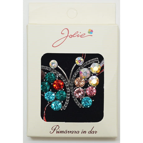 Martisor Brosa Medie, Multicolora, Dimensiune Brosa Aprox 5 cm, Material Metal, Model 10 - vivimall.ro