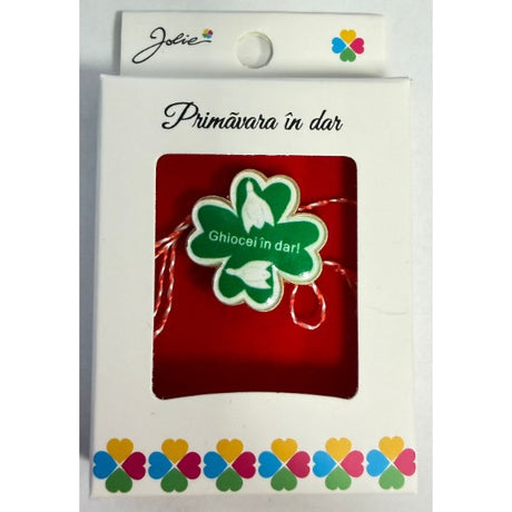 Martisor Brosa Mica in Cutie, Dimensiune Brosa 2.5-3 cm, Material Metal, Model 15 - vivimall.ro