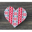 Martisor Brosa Mica in Cutie, Dimensiune Brosa 2.5-3 cm, Material Metal, Model Inima Traditionala - vivimall.ro