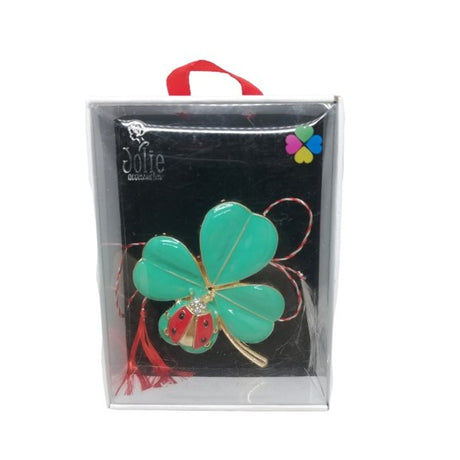 Martisor Brosa Multicolora V3 Trifoi- Gargarita 6cm x 8cm - vivimall.ro