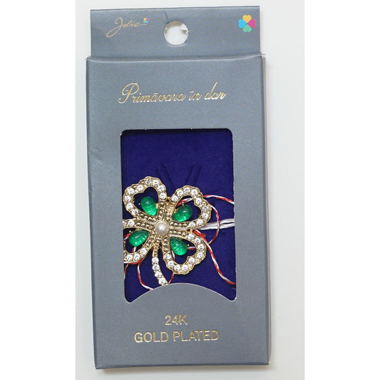 Martisor Brosa Placata cu Aur 24K, Dimensiune Brosa Aprox 2- 3 cm, Model 25 - vivimall.ro