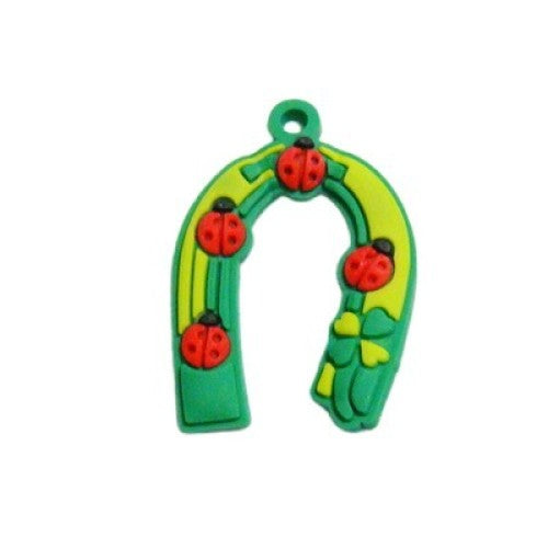 Martisor Cauciuc Potcoava cu Buburuza - vivimall.ro