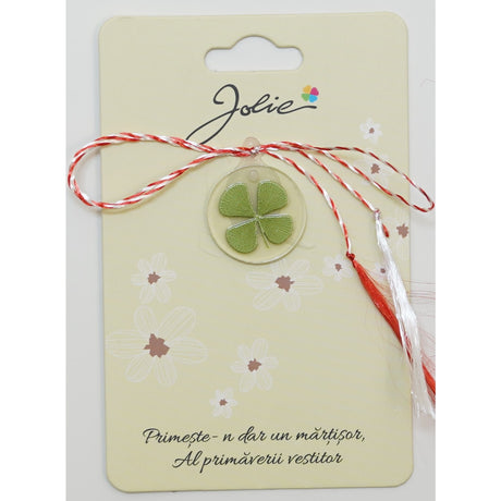 Martisor din Acril, Dimensiune Pandantiv Aprox 2 cm, Multicolor, Model 17 - vivimall.ro