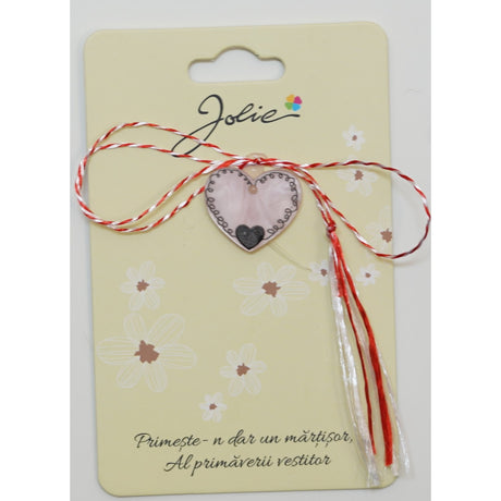 Martisor din Acril, Dimensiune Pandantiv Aprox 2 cm, Multicolor, Model 3 - vivimall.ro