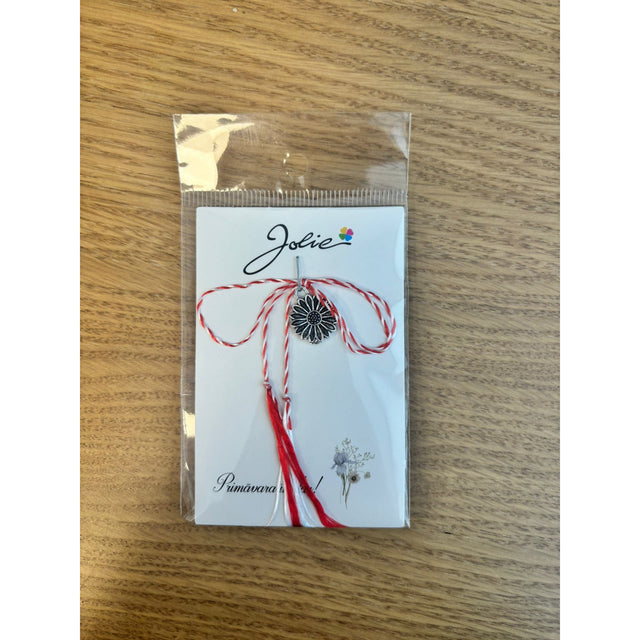 Martisor Traditional, Jolie, Model Floare, Argintiu - vivimall.ro