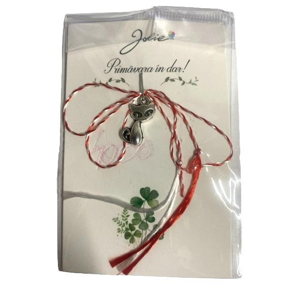 Martisor Traditional Pisica 5.5 x 8.5 cm - vivimall.ro