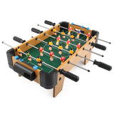 Masa de fotbal cu teren si 18 jucatori Flippy, 6 manere, cu tablou pentru scor, din metal, lemn si ABS, 51 x 44 x 17.5 cm, cu picioare, pentru copii/adulti - vivimall.ro