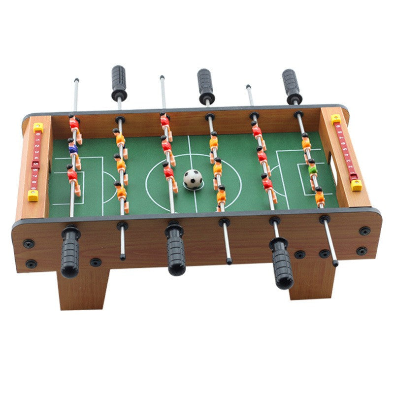 Masa de Fotbal cu Teren si 18 Jucatori Flippy, 6 Manere, cu Tablou pentru Scor, din Metal, Lemn si ABS, 69 x 36.5 x 23 cm, cu Picioare, pentru copii/adulti - vivimall.ro