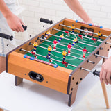 Masa de Fotbal cu Teren si 18 Jucatori Flippy, 6 Manere, cu Tablou pentru Scor, din Metal, Lemn si ABS, 60.5 x 30.5 x 18.5 cm, cu Picioare, pentru copii/adulti - vivimall.ro