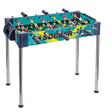 Masa de Fotbal, Vivimall, cu Picioare Inalte, 6 Manere, Tablou de Scor, 62 x 8 x 35.5 cm, din Lemn/Otel si ABS, Albastru - vivimall.ro