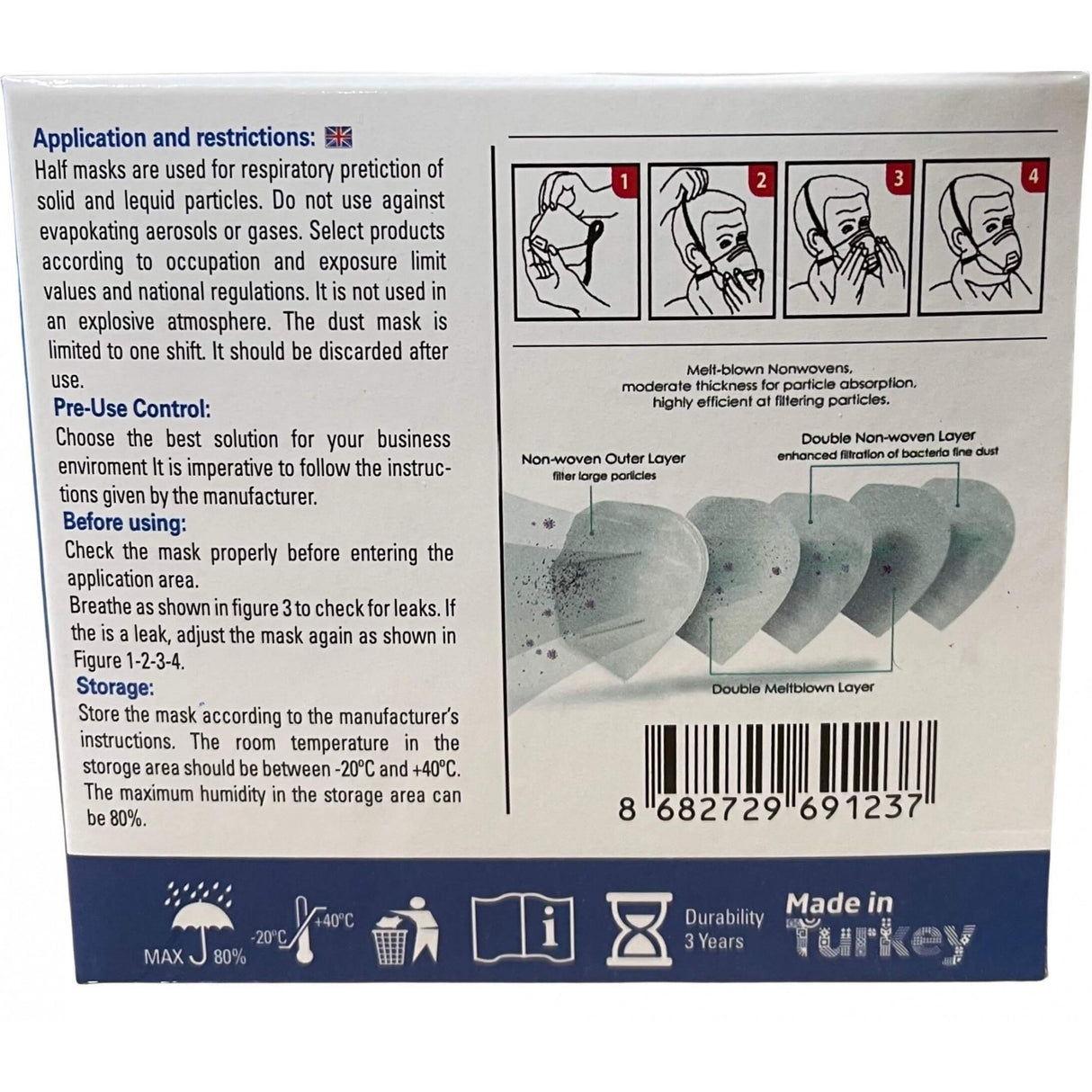 Ffp2 maszk Brkmedical