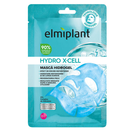 Masca Hidrogel Pentru Fata, Elmiplant, Hydro X-Cell, 20 ml - vivimall.ro