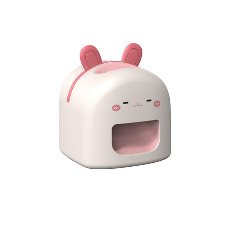 Mașină de Decojit Semințe, Vivimall, Mini Deschizător, Model Iepuras, Incarcare USB, 9.7x10x8.6 cm, Alb - vivimall.ro