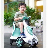 Masinuta electrica cu telecomanda pentru copii, Vivimall, roti spate rotire 360, curea siguranta, baloane de sapun, lumini si sunete, self control si prin telecomanda, cu pedale de acceleratie si frana, verde - vivimall.ro