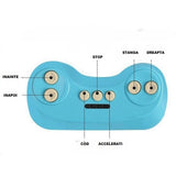 Masinuta Electrica Vivimall, Tip Trenulet cu Vagon Detasabil, Pentru 2 Persoane,cu Telecomanda, Lumini si Sunete, Locomotiva cu Vapori de Abur, 1-6 Ani, 46 x 33 x 72 cm, Rosu - vivimall.ro