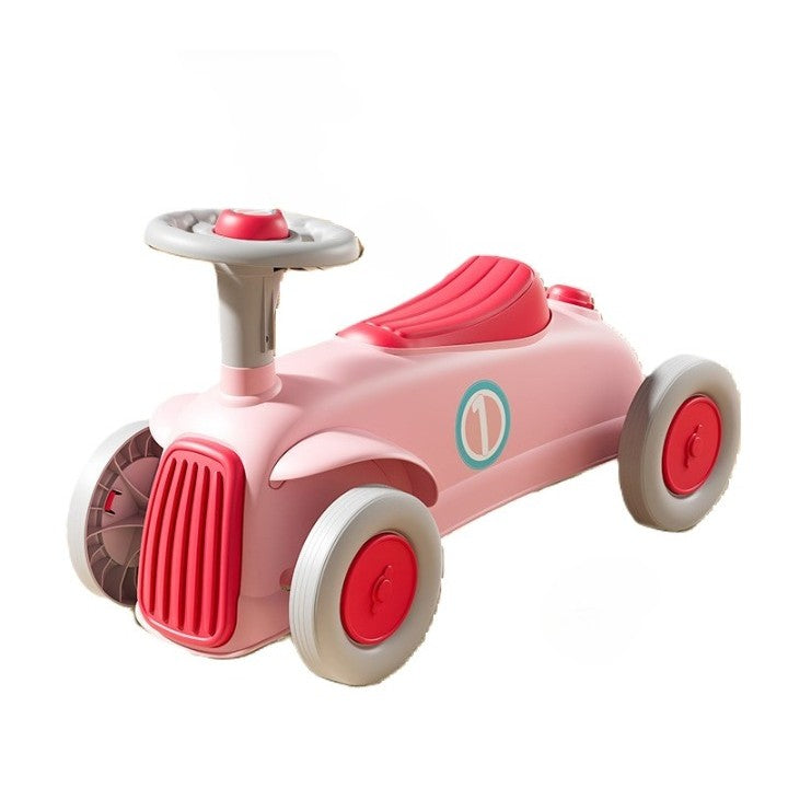 Masinuta Ride-On Cu Sistem Anti-Rasturnare, Claxon Pe Volan, 1-6 Ani