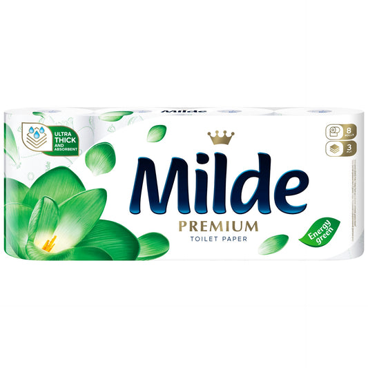 Milde WC-papír 8 tekercs 3 réteg Energy Green