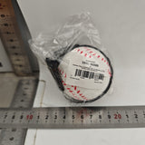 Minge Saltareata Hiperelastica, Vivimall, Model Minge de Baseball cu Fixare de Mana, Space Moon Ball foarte Elastica, Antistress pentru Copii, Diametru 66 mm, Alb - vivimall.ro
