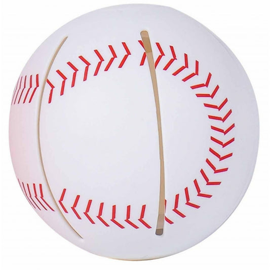 Minge UFO baseball Vivimall cu deformare, diametru 8 cm, 3 ani +, lumini LED interactiva, minge magică OZN zburator, minge zburătoare, Alb - vivimall.ro