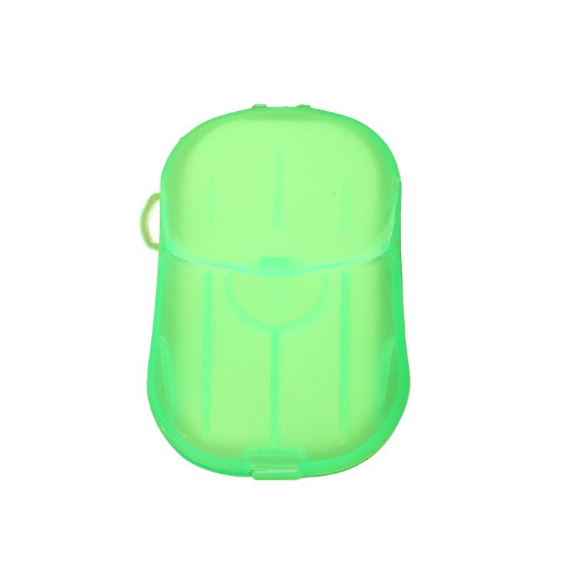 Mini Cutie De Sapun Din Hartie, De Unica Folosinta, Portabila, Potrivit Pentru Calatorii, 20 Buc - vivimall.ro