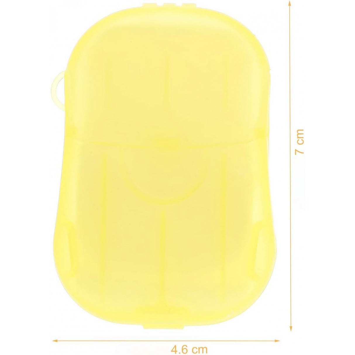 Mini Cutie de Sapun din Hartie, Vivimall, de Unica Folosinta, Portabila, Potrivit pentru Calatorii, 20 foite, Galben - vivimall.ro