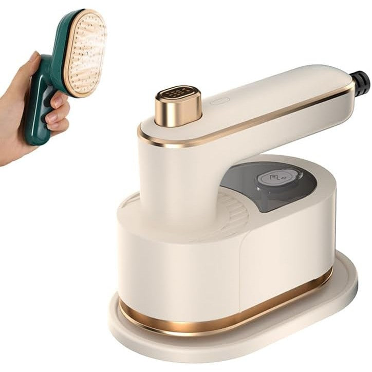 Mini Fier de Calcat, Vivimall, Pliabil si Portabil, Calcare Verticala/Orizonala, cu Abur, 50 ml, 40W, 10.5 x 12 cm, Alb - vivimall.ro