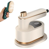 Mini Fier de Calcat, Vivimall, Pliabil si Portabil, Calcare Verticala/Orizonala, cu Abur, 50 ml, 40W, 10.5 x 12 cm, Alb - vivimall.ro