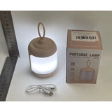 Mini Lampa LED de Camping, Vivimall, pentru Aer Liber, Reincarcabila USB Type C, 3 Trepte de Lumina, Portabila, 13.8 x 6.5 cm, 5V, Alb - vivimall.ro