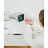 Mini radiator electric portabil Vivimall, 800 W, 2 trepte, 150x120x175 mm, roz - vivimall.ro