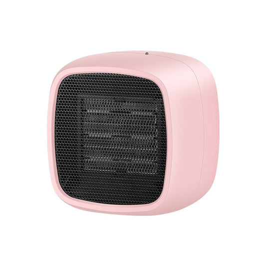 Mini radiator electric portabil Vivimall, 800 W, 2 trepte, 150x120x175 mm, roz - vivimall.ro
