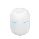 Mini Umidificator Portabil, Vivimall, 2 Moduri, Aromaterapie, Silentios, Lumina Ambientala, Incarcare USB, 220 ml, 8 x 8 x 10.3 cm, Alb - vivimall.ro