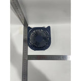 Mini ventilator pentru birou cu usb, Vivimall, rotire 360 grade, 3 viteze, 13.5 x 12,8 cm, Albastru - vivimall.ro