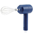 Mixer Electric fara Fir, Vivimall, pentru Uz Casnic, pentru Oua Smantana Frisca, Maner Plastic, Usor de Utilizat si Depozitat, 3 Accesorii, Albastru Inchis - vivimall.ro