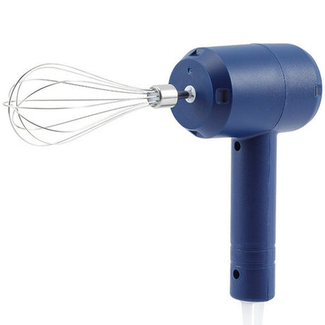 Mixer Electric fara Fir, Vivimall, pentru Uz Casnic, pentru Oua Smantana Frisca, Maner Plastic, Usor de Utilizat si Depozitat, 3 Accesorii, Albastru Inchis - vivimall.ro