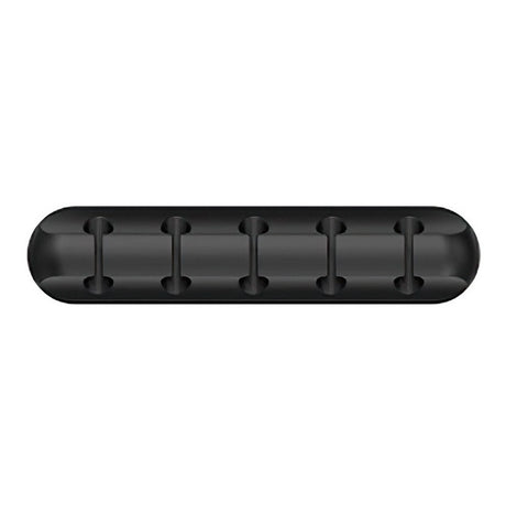 Organizator de Cabluri, Vivimall, Autoadeziv, Multifunctional, 5 Locuri de Suport, 9.6x2.2cm, Negru - vivimall.ro