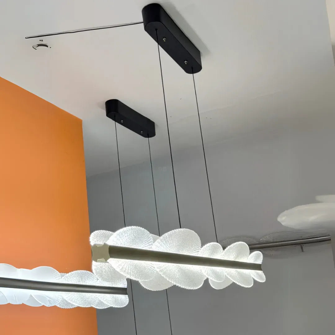 Lustra Led Suspendata Cu Telecomanda Isotta, Lumina Rece/Calda/Neutra, Dimabila,Inaltime Reglabila - vivimall.ro
