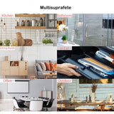 Mop de mana Vivimall, mini-portabil, cu sistem de stoarcere, dispozitiv de curatat manual, cu burete absorbant, material PVA, multisuprafete si geamuri, 29.5 x 15.5 cm, alb - vivimall.ro