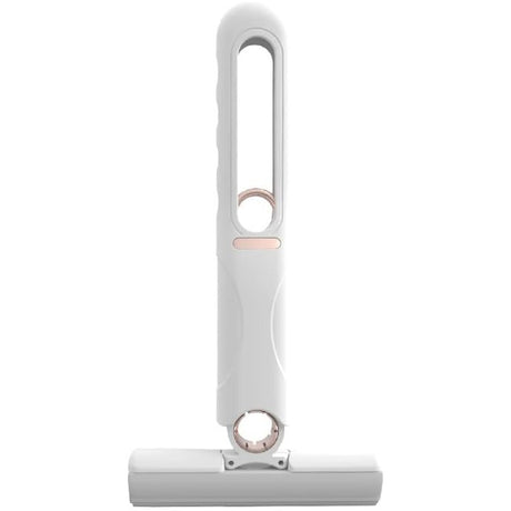 Mop de mana Vivimall, mini-portabil, cu sistem de stoarcere, dispozitiv de curatat manual, cu burete absorbant, material PVA, multisuprafete si geamuri, 29.5 x 15.5 cm, alb - vivimall.ro