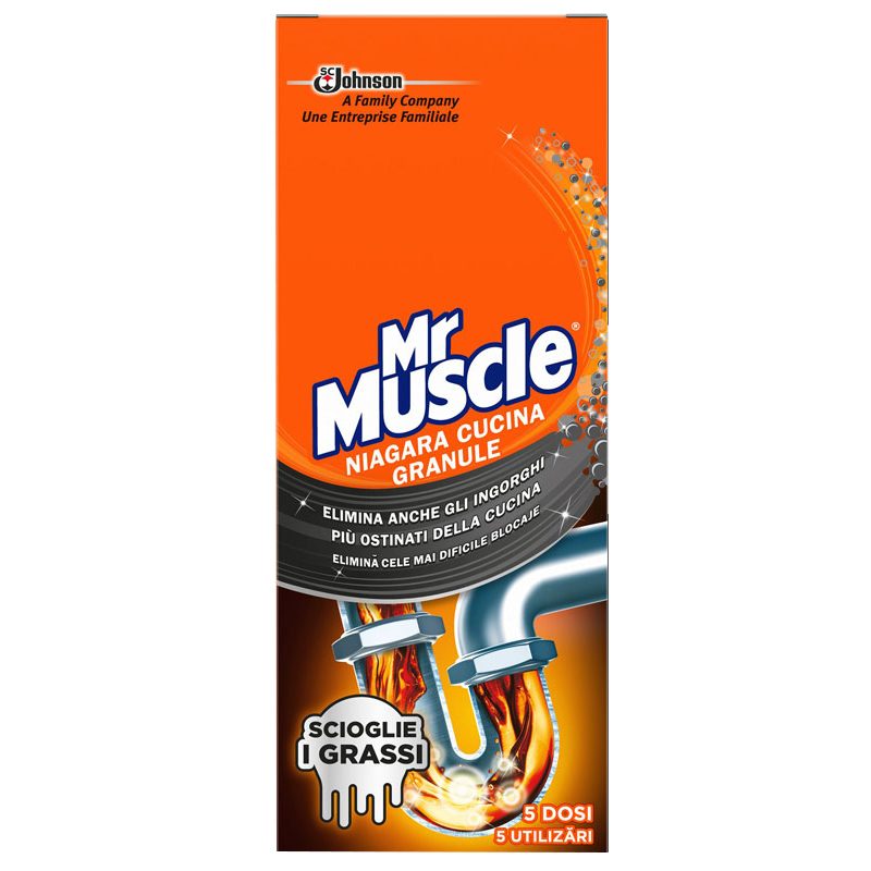 Mr Muscle Niagara Lefolyótisztító granulátum 250 g