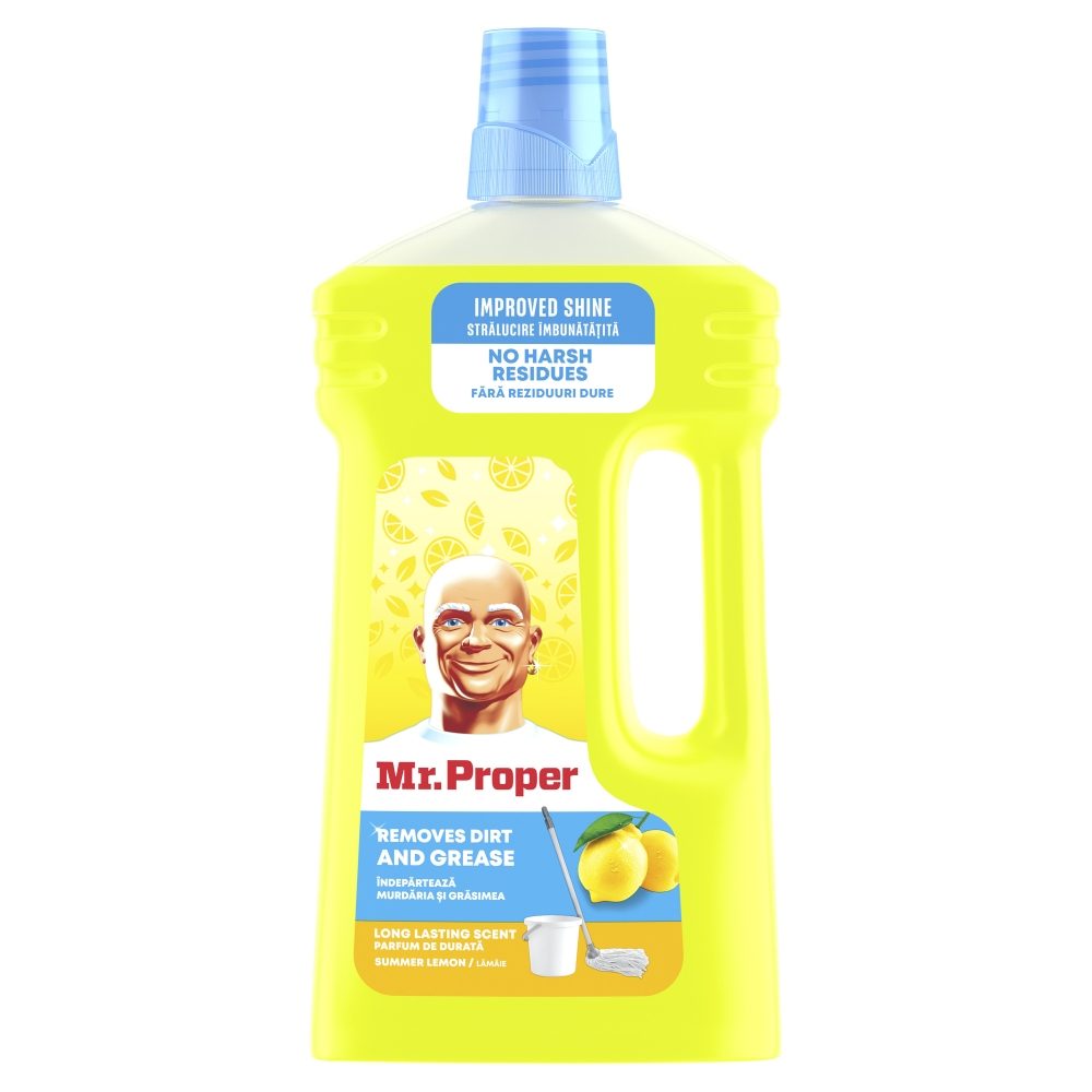 Solutie pentru Pardoseli, MR.PROPER, Lemon, 1 L - vivimall.ro