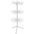 Uscator de Rufe Vertical, Vivimall, 3 Niveluri, Pliabil, din ABS+PP+Otel Inoxidabil, Rotire 360 Grade, 178.7 x 75 cm, Alb - vivimall.ro