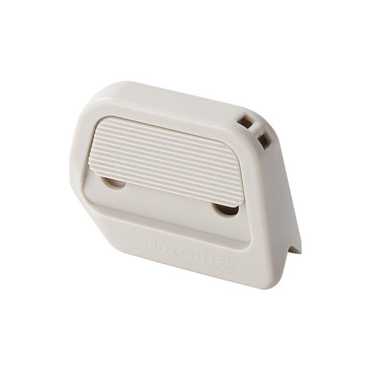 Cutter magnetic pentru cutii, compact, culoare alb - vivimall.ro