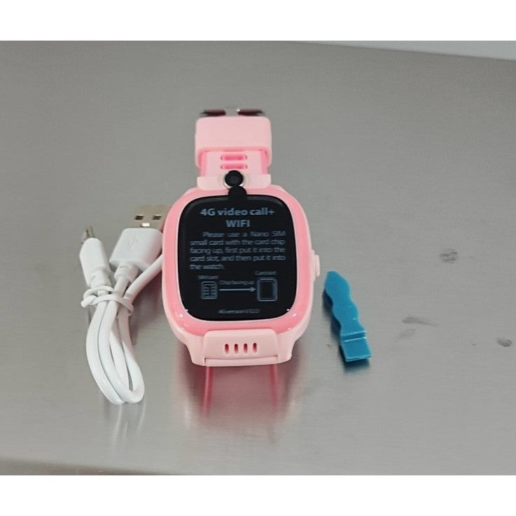 Ceas Smartwatch Flippy, Pentru Copii, Model Y36, cu Functie Telefon, 4G, Localizare LBS, Istoric Traseu, Monitorizare Spion, Apel Video, Rezistent la Apa, Roz - vivimall.ro