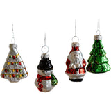 Set 9 Decoratiuni de Craciun, Flippy, pentru Brad, 5 cm, din Sticla, 22 x 12.5 x 4.2 cm, Multicolor - vivimall.ro